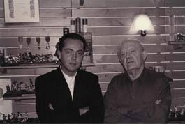 Christophe Bardy et le parolier Pierre Delanoe